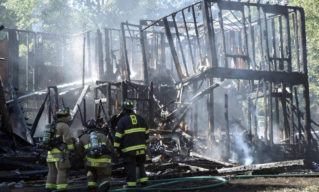 ‘Absolutely nothing left’ of Brookline home following massive Wednesday